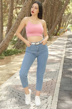 İp Askılı Atlet Pembe