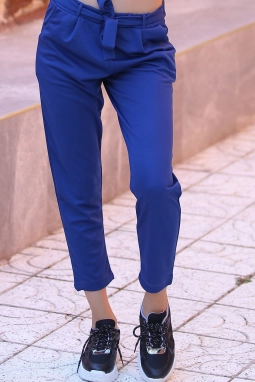 Beli Bağlamalı Pantolon Gecemavisi
