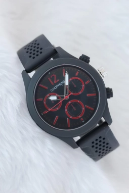 Silikon Kordonlu Bayan Kol Saati 