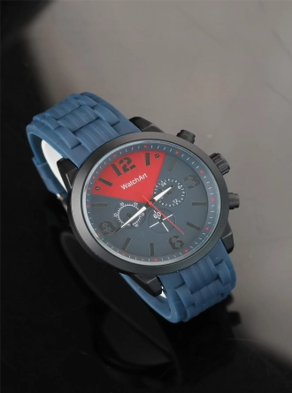 Silikon Kordonlu Erkek Saat