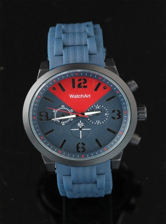 Silikon Kordonlu Erkek Saat