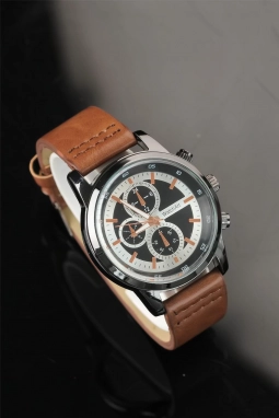 Deri Kordonlu Erkek Saat