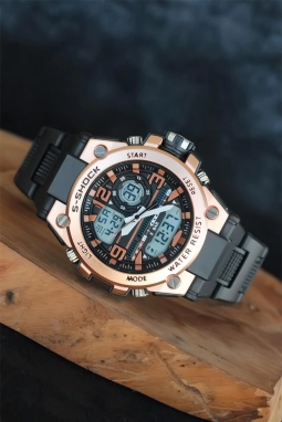 Silikon Kordonlu Erkek Saat