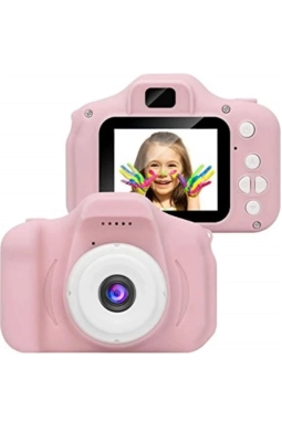 Pembe Dijital Çocuk Fotoğraf Makinası