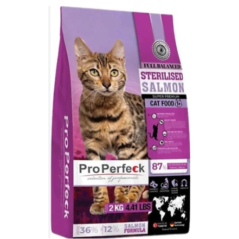 Pro Perfeck Kısırlaştırılmış Somonlu Kedi Maması 10kg