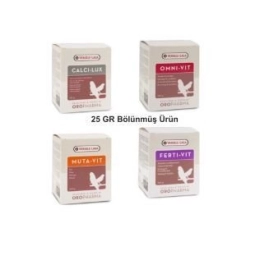 4x25 gr Versele Laga 4'lü Bakım Seti Omnivit-Mutavit-Fertivit-Calcilux